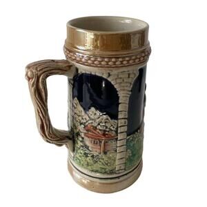 Tall Vintage German Stein Beer Mug Collectors Item